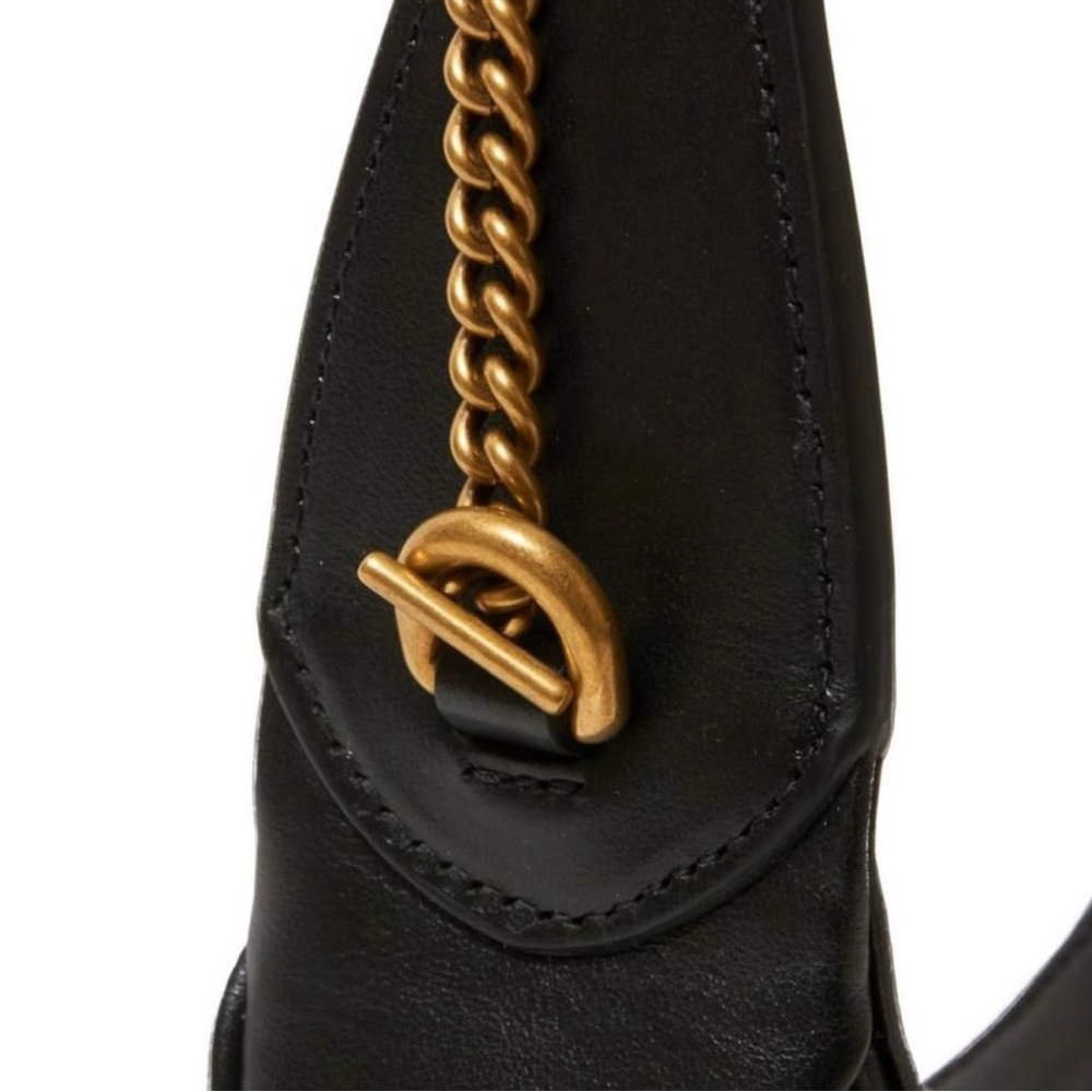 Gucci Black and Gold Shoulder Bag - Picture 2 of 6